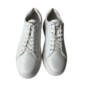 Faranzi Rockwell All White Vegan Leather Men's Sneakers Eclectic Grandpa Sz 13
